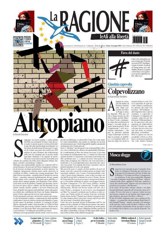 Prima-pagina-la ragione-oggi-edizione-di-oggi-20250526